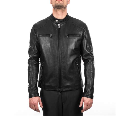 italian leather motorcycle jacket.